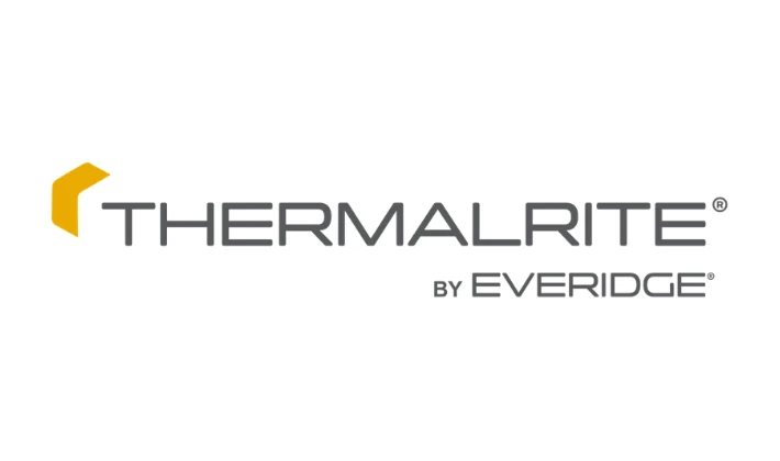 Thermalrite by everidge logo on the display